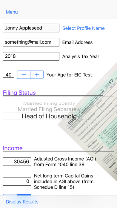 Tax Impact screenshot 2