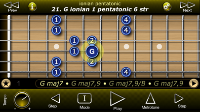 Guitar Modal Pentatonic Scales Screenshot 1