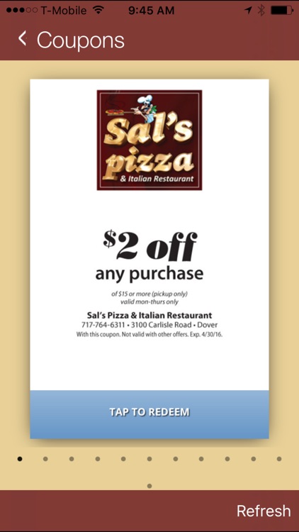 Sal's Pizza - Dover, PA