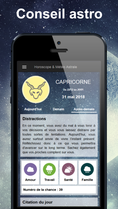 Horoscope Météo Astrale screenshot 4