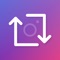 Icon Easy Insta repost photo video