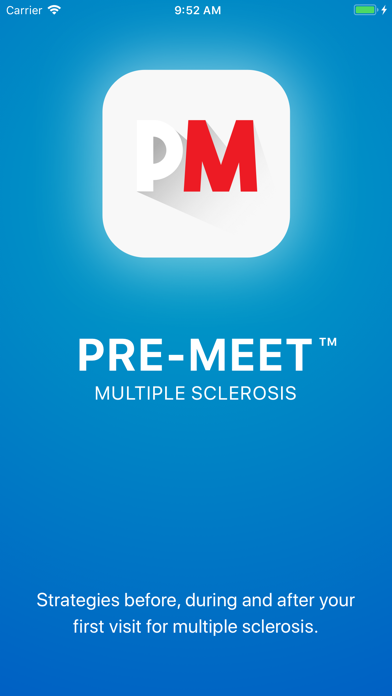 How to cancel & delete Pre-Meet: Multiple Sclerosis from iphone & ipad 1