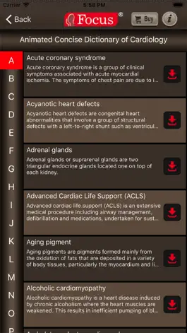 Game screenshot Cardiology Dictionary apk