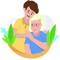 This application provides support for monitoring home-based elderly care service by linking care-overseers, care-givers and doctors