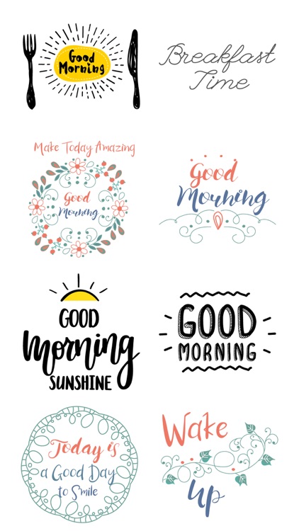 Good Morning Wishes Sticker IM