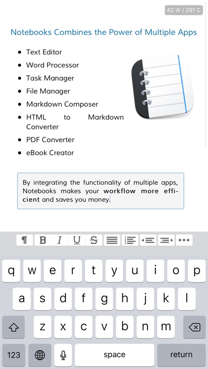 Notebooks: Write & Organize