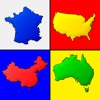 世界のすべての国の地図 : 地理学に関するクイズ - iPhoneアプリ