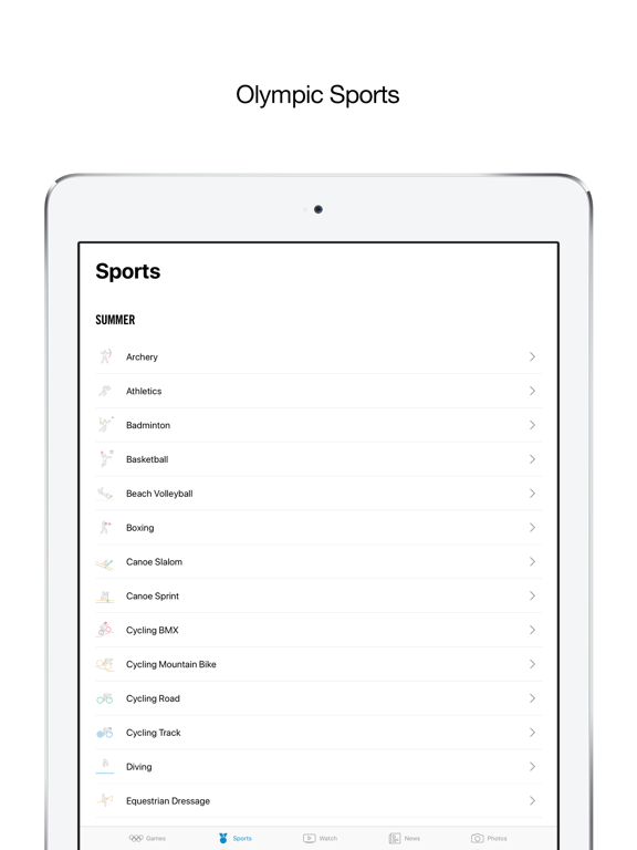 The Olympics - Official App for the Olympic Games screenshot