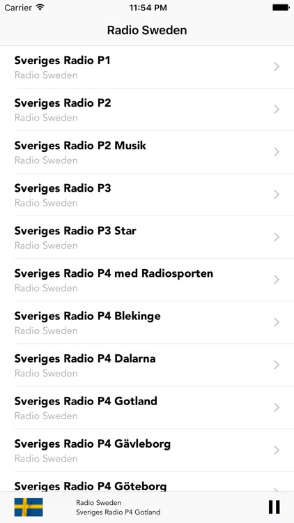 Radio Sweden Streaming Station