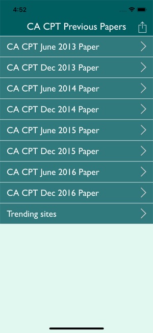 CA CPT Previous Papers