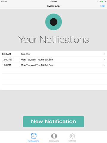 EyeOn App - náhled