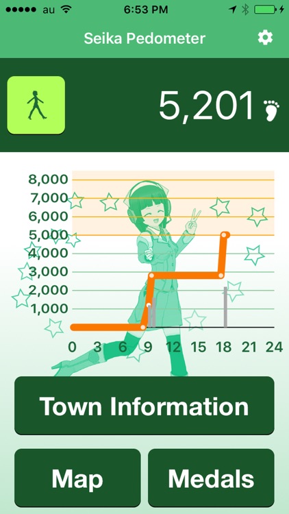 Seika town "Seika Pedometer" screenshot-4