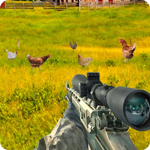 Crazy Farm Chicken Gun Shooter