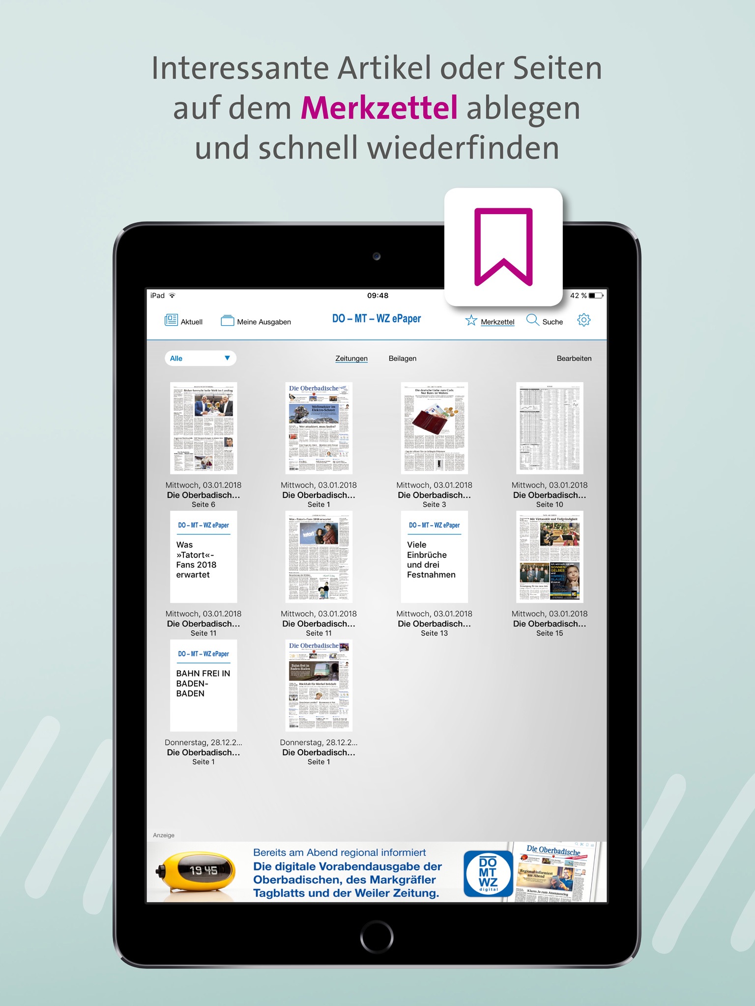 Die Oberbadische ePaper screenshot 4