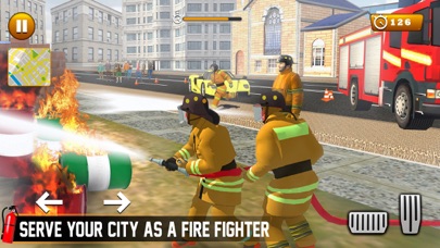 Fire Truck Rescue Simulator 3DCapture d'écran de 3