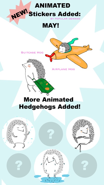 Mr. Hedgehog Animated Stickers screenshot-4