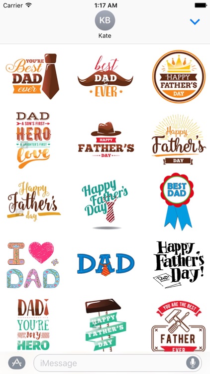 Daddy You Are My Hero Sticker