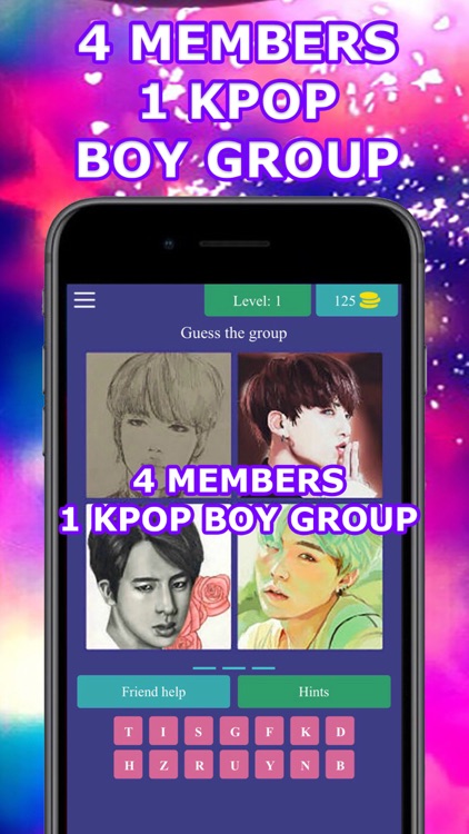 4 Members 1 KPop Boy Group