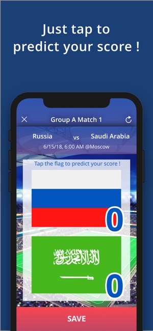 Tap Predictor 2018 Russia