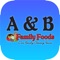 Order your groceries from A&B Foods on the go on your mobile device or from your iPad on your couch