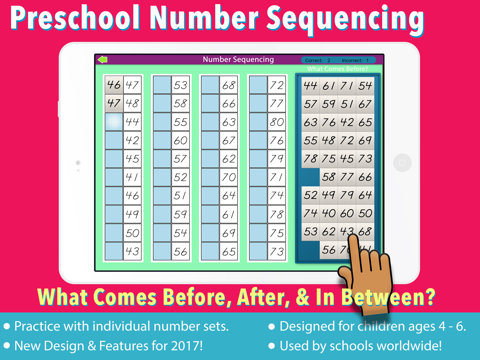 Preschool Number Sequencing - náhled