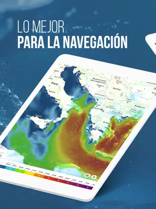 Screenshot 1 WindHub: clima marino y mapa iphone