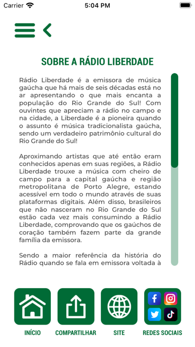 How to cancel & delete Rádio Liberdade 104.9FM 99.7FM from iphone & ipad 2