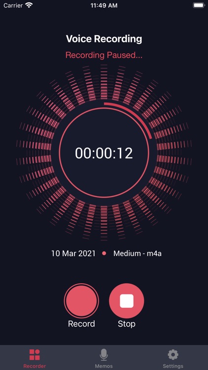 Voice Recorder : Audio Studio