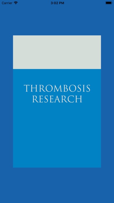 Thrombosis Research screenshot1