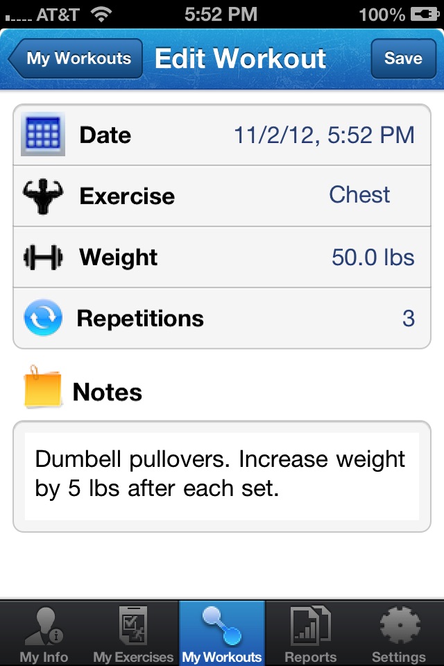 iExercise Journal screenshot 4