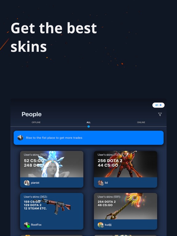 Screenshot #5 pour SkinSwipe