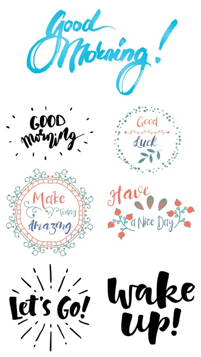 Good Morning Stickers Pack App screenshot 3