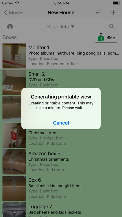 Moving Organizer Pro