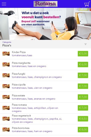 Pizzaservice Rotana screenshot 2