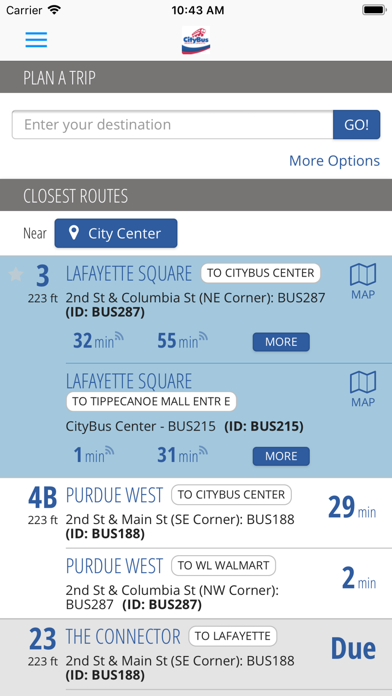 MyCityBus screenshot 3