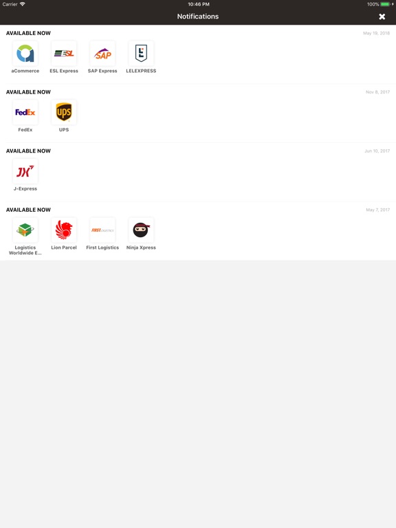 PaketQ - Track Shipments iPad PaketQ - Track Shipments iPad