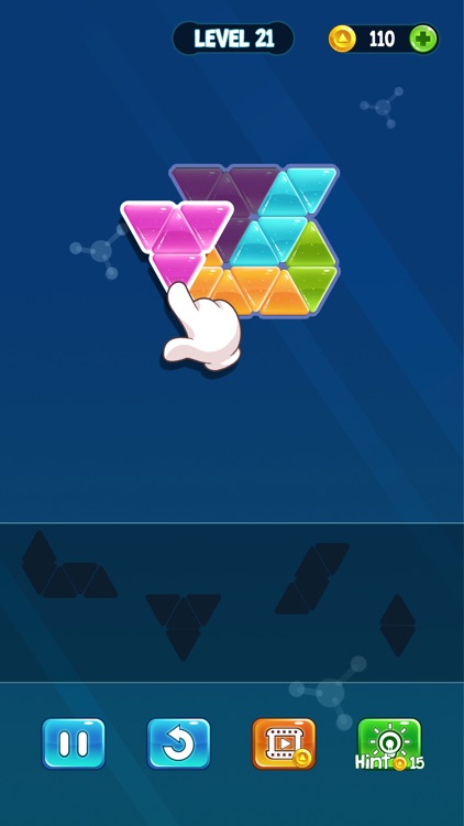 Triangle Tangram Puzzle Legend