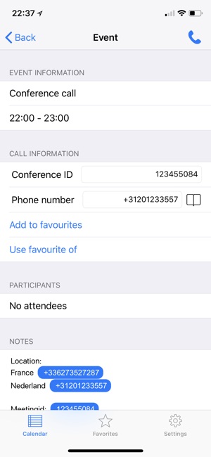 Conference Dial(圖2)-速報App