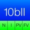 10BII Calc HD is a business calculator featuring over 100 built-in functions for business, finance, mathematics and statistics