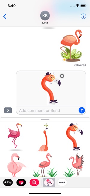 Flamingo Birdy Stickers(圖3)-速報App