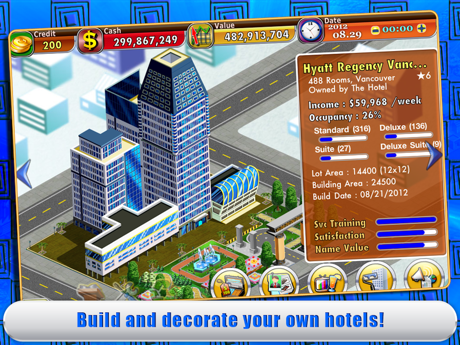 Cheats for Hotel Tycoon 2