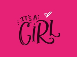 It's a Girl! iMessage Stickers