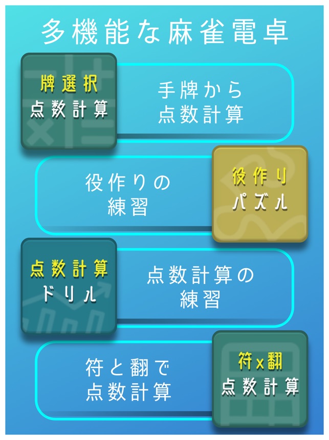 App Store 上的 楽楽麻雀電卓 麻雀点数計算とパズル