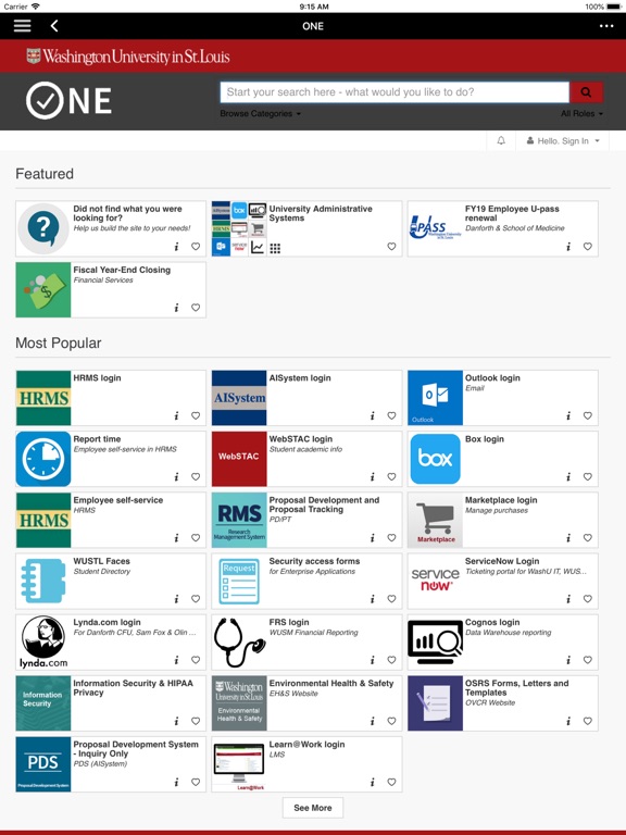 Wustl Mobile Apprecs