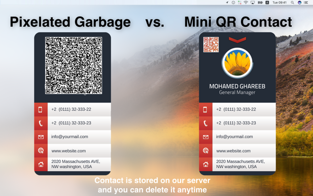 Mini QR Contacts 2(圖2)-速報App