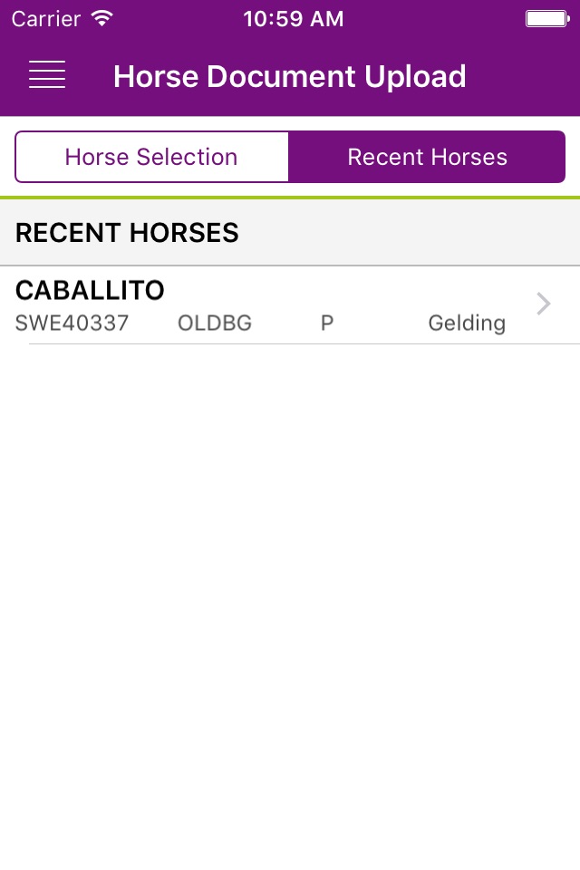 FEI HorseApp screenshot 2
