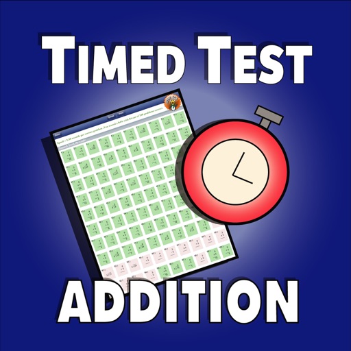 Timed Test Addition for iPhone icon