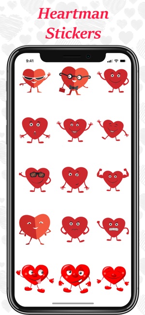 Animated Heartman Emojis(圖3)-速報App