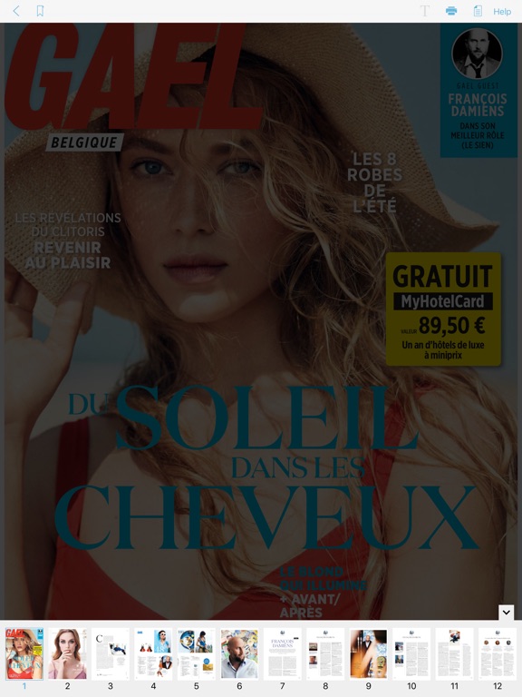 iPad Image of Gael Magazine
