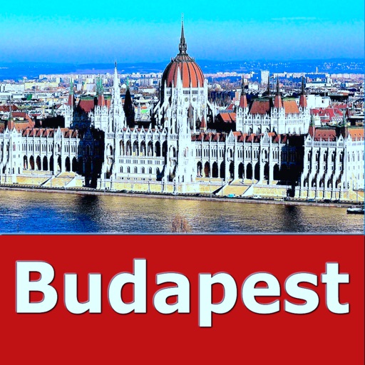 Budapest (Hungary) Travel Map icon